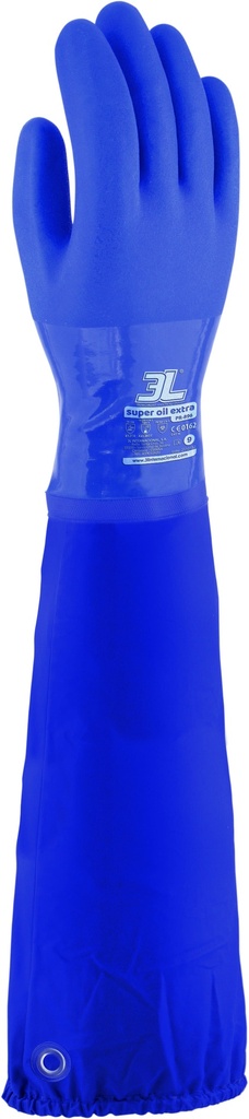 GUANTE PVC AZUL SUPER OIL EXTRA