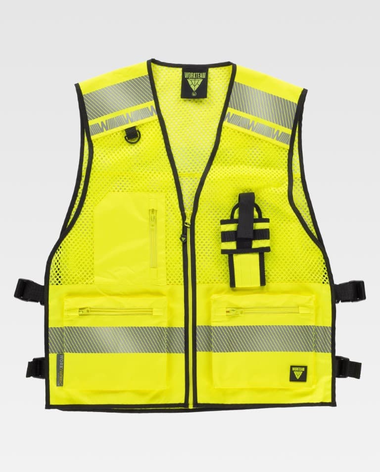 CHALECO AV WORKTEAM C3604 MALLA AJUSTABLE T-U