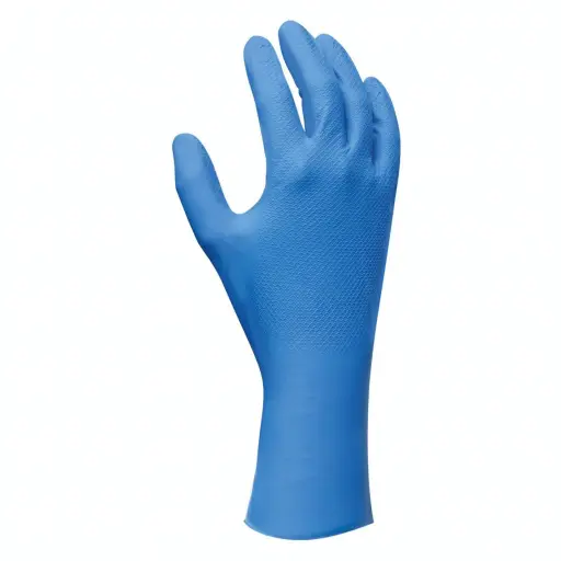 [80610] VH - GUANTE SHOWA NITRILO AZUL 708