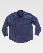 [89014] CAMISA WORKTEAM B8200 M/LARGA ALGODON