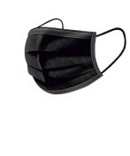 [89067] MASCARILLA QUIRÚRGICA 3 CAPAS NEGRA (50UDS)