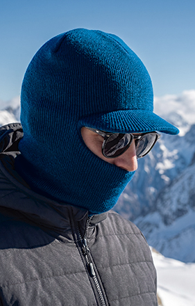 BALACLAVA POLAR C/VISERA VALENTO FOREST